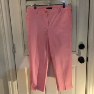 Ann Taylor Pink Cropped Pants